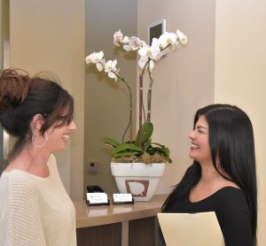 Jackie with patient at Spectrum Dental Group