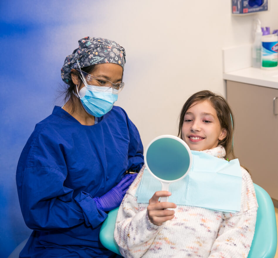 Young patient at Spectrum Dental Group