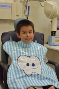 Young kid at Spectrum Dental Group