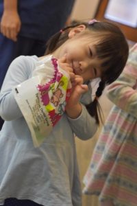 Young girl at the dentist